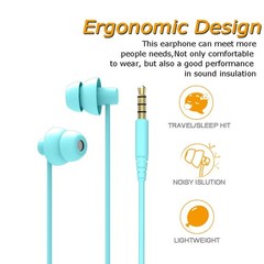 Sleep Earbuds,Ultra Soft Lightweight Sleep Earphones Headphones with Volume C