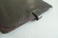 MULBERRY – A5 OSTRICH TEXTURED LEATHER PLANNER & PAPER SHEETS – MADE IN UK
