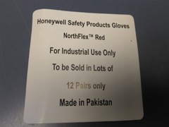 (Pack of 12) Honeywell North NF11/9L NorthFlex Foamed PVC Gloves Size 9