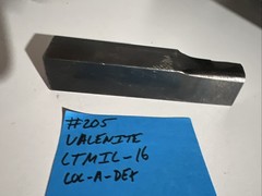 valenite LTMIL-16 Indexible Carbide Lathe Toolholder 5”OAL 1”Shank Threading Tur