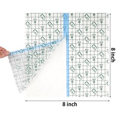 BBTO 50 Pieces Transparent Clear 8×8 Inch (Pack of 50), As Picture Shown
