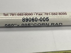 Lot of 2, MicroCut 89060-005, Carbide CR, End Mills .060″ 4FL AlTiN .005″ Radius