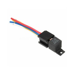 12V 80A Amp 5 Pin SPDT Automotive Wire Relay Socket Control Harness Connector