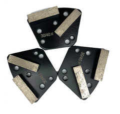 6PK Bolt on Trapezoid Diamond Grinding Disc for Concrete Grinders Medium Bond