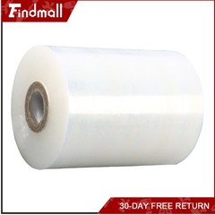 Findmall 4 Rolls 5 Inch x 1000 Ft Clear Stretch Wrap Film with 2 Pcs Handle