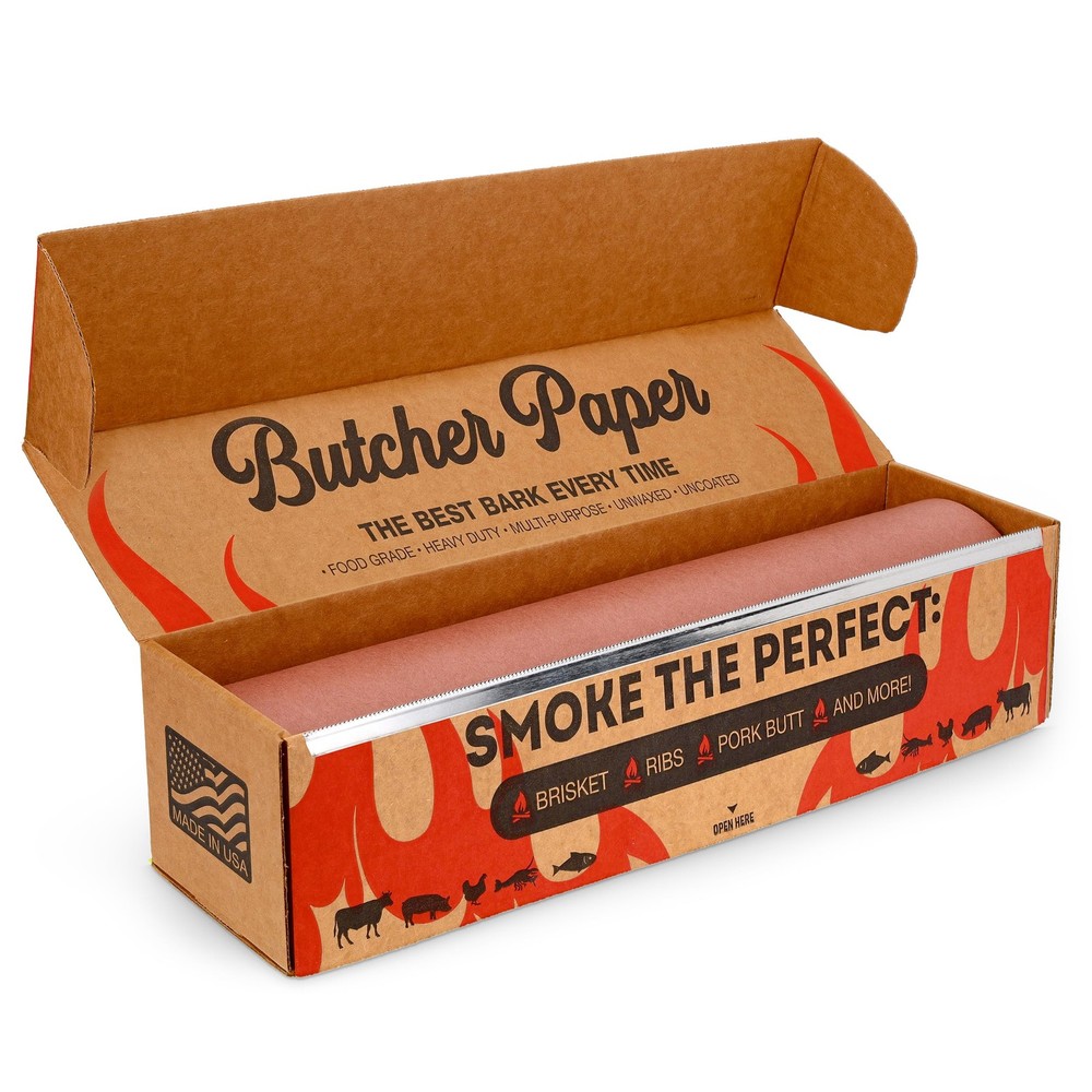 Bryco Goods Pink Butcher Paper Roll 18″ x 175′ (With Dispenser Box),