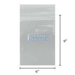6″x9″ Plastic Bags Reclosable Pack of 100 Resealable Large Poly Baggies