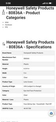 Honeywell North 80836A Peel-Away Lens Window For Full Face Piece (15 Per Pack)