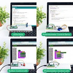 Raspberry Pi Pico Starter Kit with LCD1602, SG90 Servo Motor & Tutorial Guide