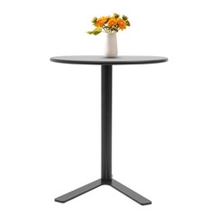 Side Table 22 Inches High Y-shaped Base Circular Top 88 Pounds Capacity Saving