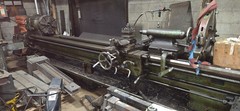HENDEY, ENGINE LATHE, 20″ X 12 FT, CHUCK, STEADY REST, SOLD IN RUNNING CONDITION