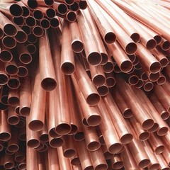 Copper Round Tube O.D Ø1mm 1.5mm 2mm 3mm 4mm 5mm 6mm 7mm 8mm -60mm Lengths 500mm