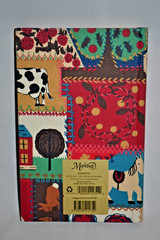 Markings Vintage Fabric Journal Gorgeous Floral Pig Swan Cow Multicolor Design
