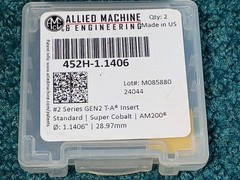 Allied Machine & Engineering GEN2 #1 T-A Drill Insert Cobalt AM200 452H-1.1406