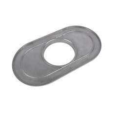 15″ Oval Full Finned Polished Aluminum Air Cleaner Filter Fits for Chevy SBC