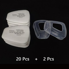 5N11 Cotton Filter /Cover Replacement For 6100 6200 6800 7502 Respirator Filters