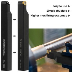 11 PCS 1/2 Inch 12mm Metal Lathe Tool Holder Boring Bar SRACR1212H06 Wrench
