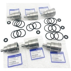 21515329 21401136 For Volvo D13 D11 D16 6PCS Fuel Injector Sleeve Cup Set