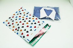 1000 14.5×19 Colorful Hearts Designer Poly Mailers Envelopes Custom Bags