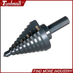 Findmall 5 Pack Oxide M2 Multiple Hole 50 Sizes 1/8- 1-3/8″ HSS Step Drill Bit