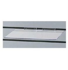 Lot of 12 Slatwall Shelves Shelf Shoe 12″ x 6″ Flat Styrene Clear Acrylic Slat