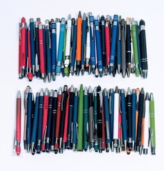 100 Misprint METAL Click Pens Bulk Wholesale MULTICOLOR Premium Pen Lot