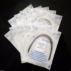 10 Pcs Dental Orthodontic NITI Super Elastic Rectangular Arch Wire Ovoid/Natural