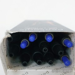 Pentonic 12ct 0.7 mm Fine Retractable Point Pen Ink Color-Blue