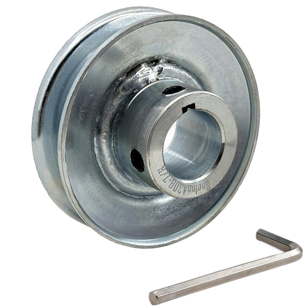 Saelno A300-7/8 Single Groove Web Sheaves, v Belt Pulley 7/8 inch bore 3″ OD,…