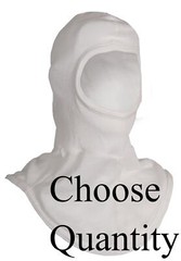 NSA USA Made FR Flame & Heat Resistant Hood Nomex Lenzing Balaclava H31LA White