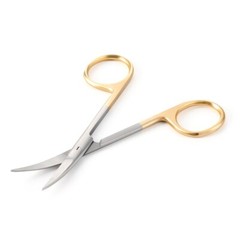 Surgical Medical Straight & Curved Scissors 4.5” Sharp/Sharp Instrument