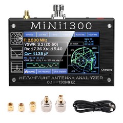 Mini1300 Antenna Analyzer 0.1Mhz~1300MHz Vector Network Analyzer Multitester