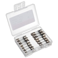 BOJACK 5x20mm 0.5A 0.5amp 250V 0.2 x 0.78 Inch F0.5AL250V F0.5A, transparent