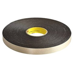 3M 4496B 1″ x 36 Yards Double Sided Coated Polyethylene Foam Black Adhesive Tape