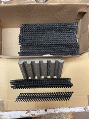 TigerClaw 1-1/2 in. L Angled Strip Black Oxide Scrail Fasteners Approx 1110 Pc