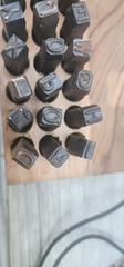 Vintage Young Bros Steel Stamp Set 1/4″ Letters Heavy Duty Metal Tool USA