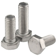 M16 1.5 Fine Thread 304 Stainless Steel Full Thread Hex Head Bolts Screws DIN933