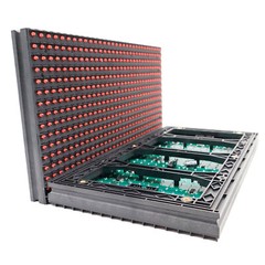 40pcs/pack 6.3″ × 12.6″ × 0.5″ RED LED Display P10 Dot Matrix Module Red Sign