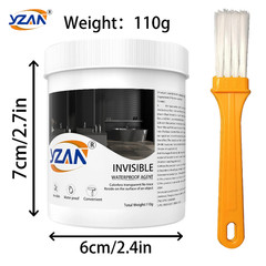 1pc 110g Waterproof Sealant Glue Transparent Polyurethane Repair Paste – NEW