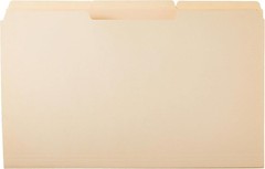 Amazon Basics File Folders 1/3 Cut Tab Letter Size Manila 100 Pack, Legal 8.5×14