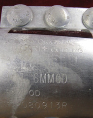 Morris 4″ Pipe Coupler 101.6 MMOD Coupling 3-1/2-3C SO # 080913R
