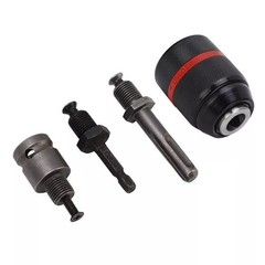 Multi-Function Drill Chuck Set 1.5-13mm Keyless, SDS Plus & Hex Shank Adapter