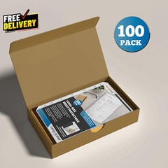 100 Pack of 8.5X14 Legal Size Heavyweight Clear Sheet Protectors Plastic Legal..