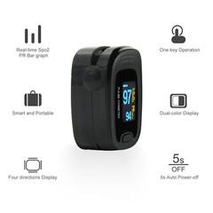 Finger Pulse Oximeter Meter SpO2 Heart Rate Monitor Blood Oxygen Saturation FDA