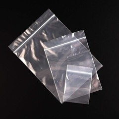 Clear Reclosable Zip Seal Plastic 2-Mil Bags Jewelry Zipper Top Lock Baggies