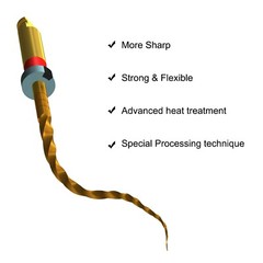 X-Pro Gold Taper Niti Rotary Files Endodontic Dental Engine SX- F3 21/25/31MM US