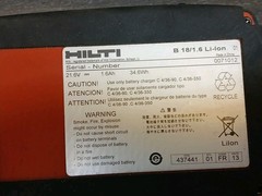 Hilti TE 4-A18 Cordless Rotary Hammer Drill with 2 Batteries & Charger