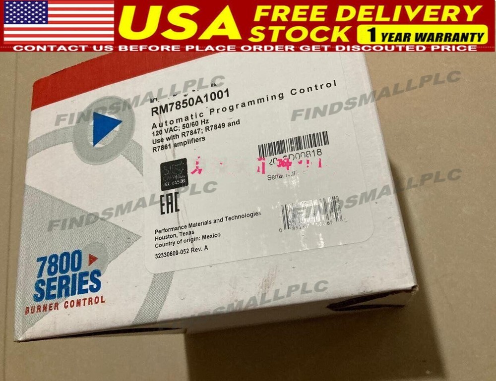 Honeywell RM7850 A 1001 RM7850A1001 Burner Control New & Genuine Fast Ship