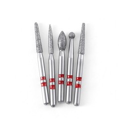 Dental Diamond Zirconia Cutting Burs Kit FG 1.6mm For High Speed Handpiece