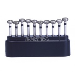 10pcs AZDENT Dental FG High Speed Diamond Burs Circular Wheel WR-13S